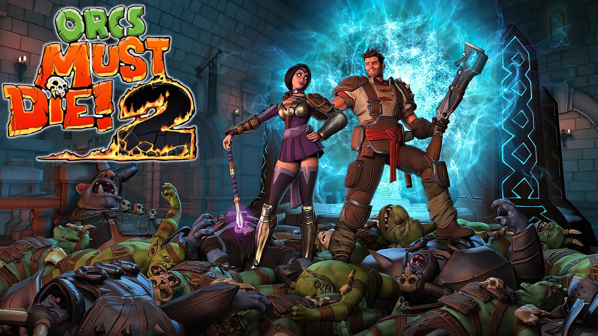 Прохождение Orcs Must Die! 2 - Карта 1. Край (кооператив)