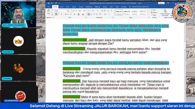 ?VIRAL! KAJIAN PAK LIDARA: NUBUATAN ALKITAB NABI PALSU DAN ME_SS_UM MATI DIRACUN, Jgn Takut Murtad смотреть онлайн