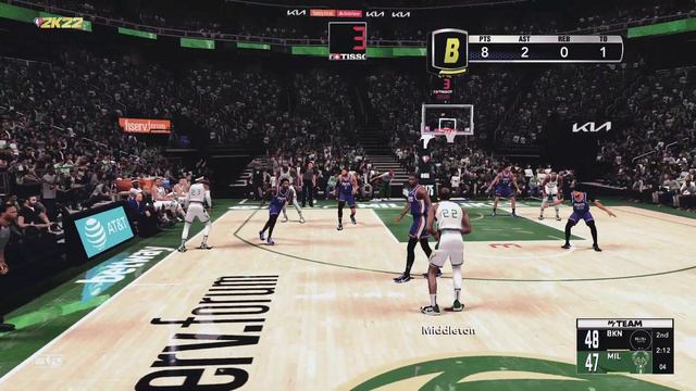NBA 2K14 (2K22 MOD): My Career Kyrie Irving 1st NBA Game vs Bucks | Bucks vs Nets смотреть онлайн