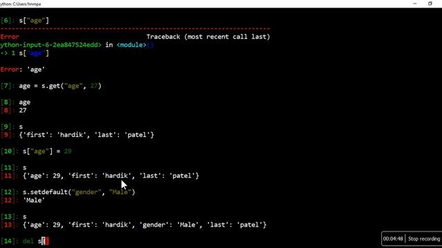 9 | Python Dictionary | by Hardik Patel смотреть онлайн