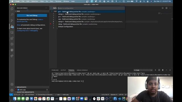 VSCode Run and Debug C++ Files смотреть онлайн