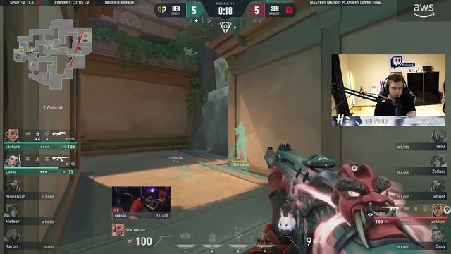 Schafft es Tenz ins $250.000 Finale? Gen.G vs Sentinels смотреть онлайн