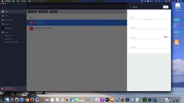 3 Connect to your server | Termius as terminal/sftp on MAC/PC/IOS/ANDROID/LINUX смотреть онлайн