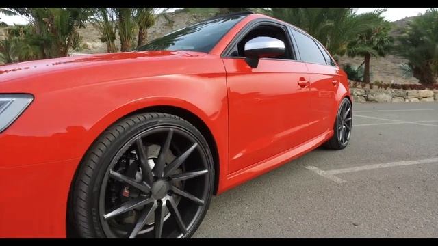 Audi RS3 2016 on 20inch Vossen CVT wheels / Glossy Grey смотреть онлайн