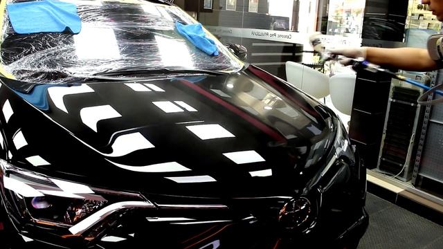 Toyota RAV4 покрыта Ceramic Pro 9H и слой Ceramic Pro Lite смотреть онлайн