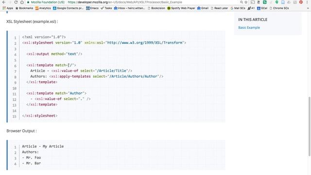XML und Content Management: Beispiel für ein XSLT-Stylesheet (Quelle: Mozilla) смотреть онлайн