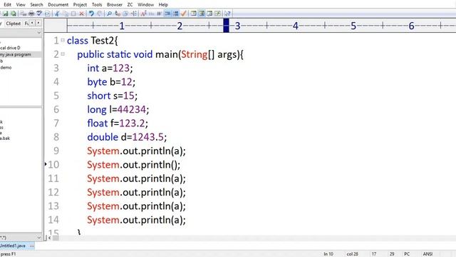 Java tutorials for beginners part 3 | java primitive data type declaration and uses in hindi смотреть онлайн