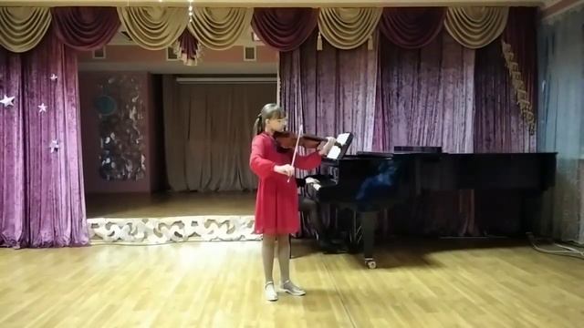 А. Корелли - Соната ми минор 1 и 2 часть. Добровольская Виктория 10 лет смотреть онлайн