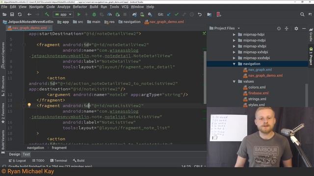 Android Tutorial 2019 #5: Android Navigation Library | Kotlin, Safe Args, Destinations | Jetpack смотреть онлайн