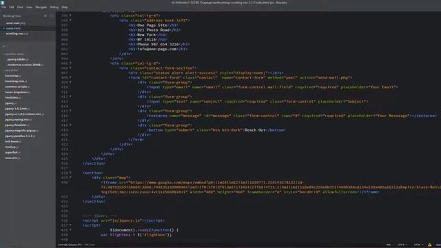 Bootstrap one page scrolling site part 15 - Twitter Bootstrap смотреть онлайн