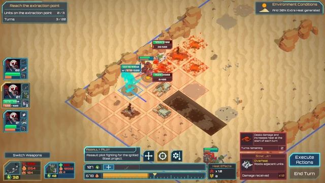 Incredible Tactical Mecha Roguelike! - Ignited Steel: Mech Tactics [Demo] смотреть онлайн