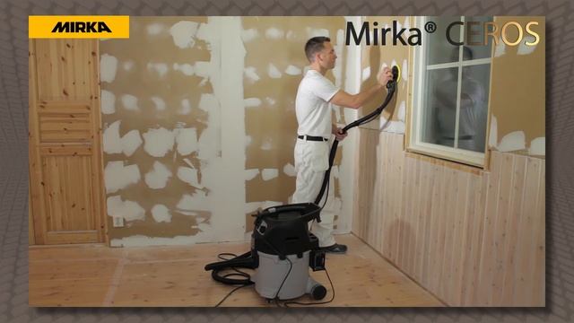 Шлифование стен без пыли машинкой CEROS. смотреть онлайн