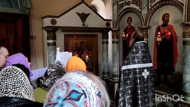 Икона Божией Матери "Всецарица" в храме Покрова г. Дубовка смотреть онлайн