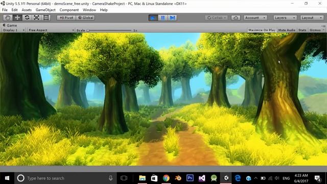Camera or Screen Shake Effect in Unity3D смотреть онлайн