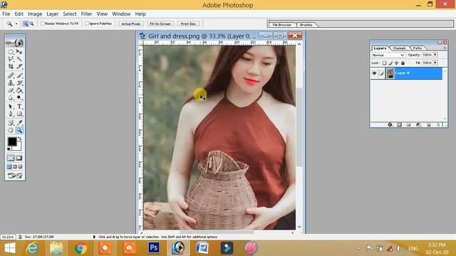 Tutorial 3 - Learn Adobe Photoshop 7.0 in Hindi, Zoom tools and Hand tools,Shortcut Key,Actual pixe смотреть онлайн