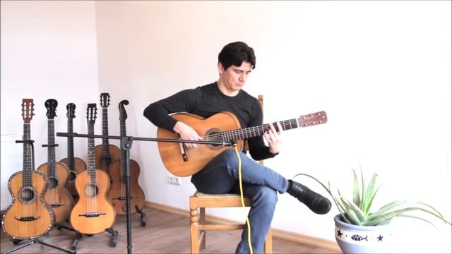 Ricardo Sanchis Nacher ~1940 - high quality flamenco guitar with huge old world sound! смотреть онлайн