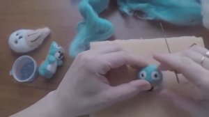 Мастер-класс/Сухое валяние из шерсти/Мини-игрушка