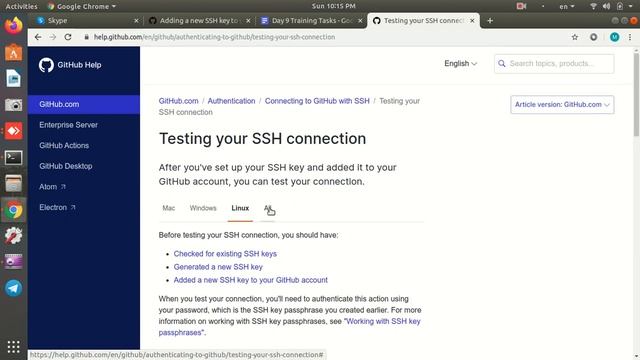 Git Linux смотреть онлайн