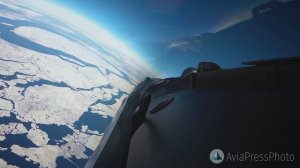 Вид из кабины Су-35 на учениях Ладога-2019