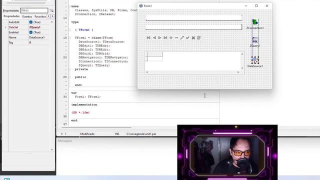 Como ligar componentes na tabela SQLITE LAZARUS, query e Zeos DB смотреть онлайн