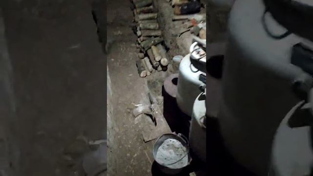 Отопление теплицы. Печка длительного горения бубафоня