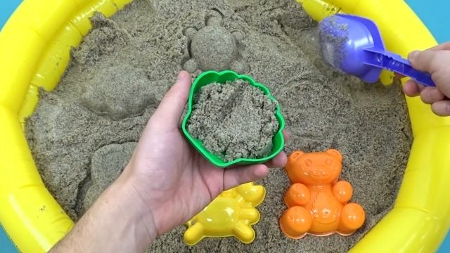 모래 놀이 장난감 와 함께 바다동물 | 동요와 아이 노래 смотреть онлайн