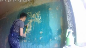 Как легко и без шума удалить краску со стен. Водоэмульсионка