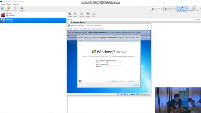Cara Install Windows 7 32-bit di VirtualBox смотреть онлайн