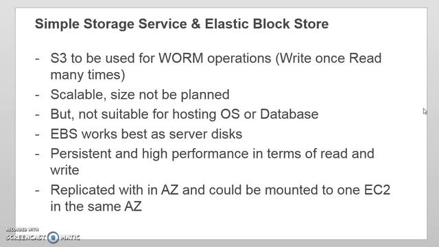 AWS Storage - S3 vs EBS vs EFS Comparison | When to use? смотреть онлайн