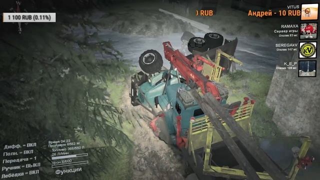 Spintires - stream. Карта "Лесозаводск 3" смотреть онлайн