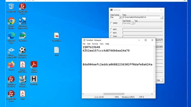 File Integrity verification with HashCalc смотреть онлайн
