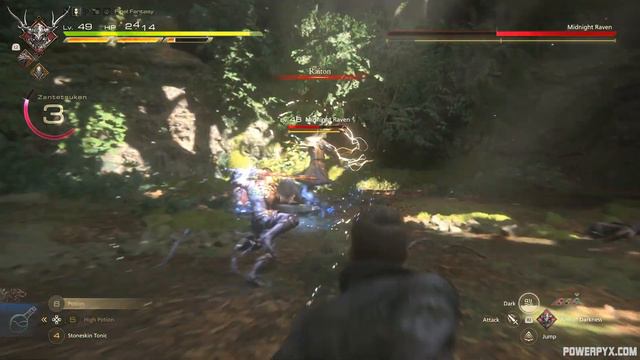 Final Fantasy 16 (XVI) - Midnight Raven Boss Fight - FINAL FANTASY MODE DIFFICULTY