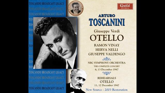 R. Vinay & H. Nelli - Già nella notte densa (Otello) NBC Broadcast, 1947 смотреть онлайн