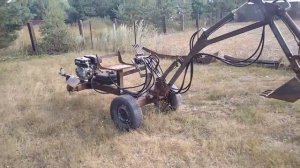 САМОДЕЛЬНЫЙ ПРИЦЕПНОЙ ЭКСКАВАТОР