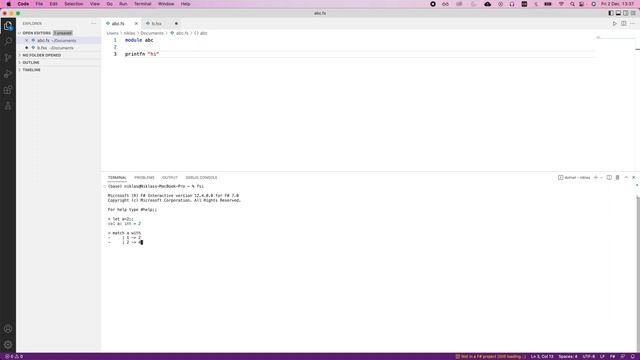Match statements in F# смотреть онлайн