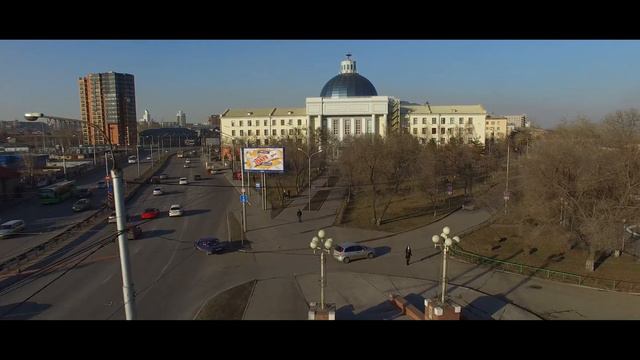 Аэросъемка в Красноярске - Город с высоты весна 2016 (4к) смотреть онлайн