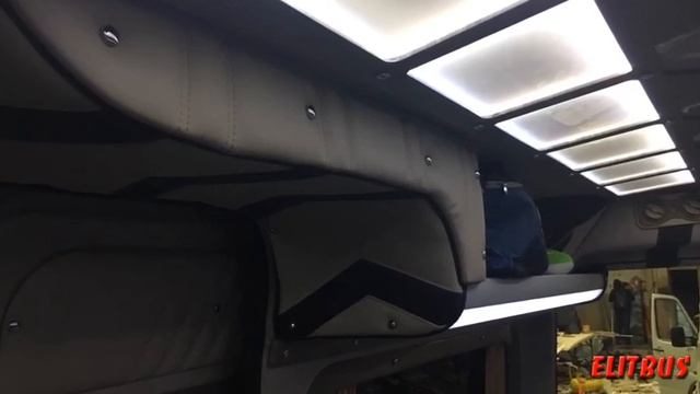 VIP переоборудование Mercedes Sprinter - обшивка салона в Бердичеве - ELITBUS смотреть онлайн