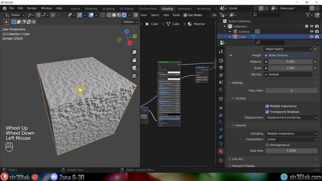 Crear Mapa de Displacement en Blender 3.3 - Tutorial Blender смотреть онлайн
