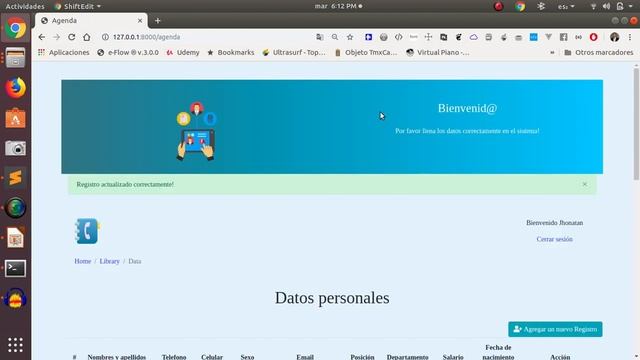 Curso básico de Laravel 6 CRUD - 17 trabajar con la funcion update смотреть онлайн