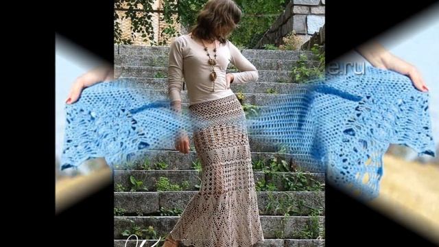 Юбка Годе Крючком - 2020 / Skirt Gode Crochet / Godet-Rock-Haken