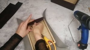 Стильная шкатулка из картона своими руками !