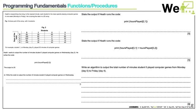 2.2 Programming Advanced Fundamentals - GCSE OCR Computer Science J277 Paper 2 Exam Questions смотреть онлайн