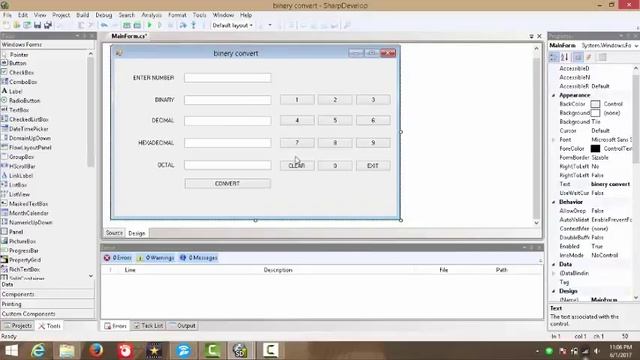how to make convert binary, decimal, hexadecimal, octal c# sharpdevelop смотреть онлайн