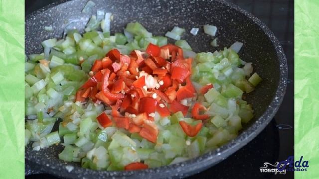 Гарнир из перловки с овощами Рецепт, пошаговый, как приготовить, видеорецепт смотреть онлайн