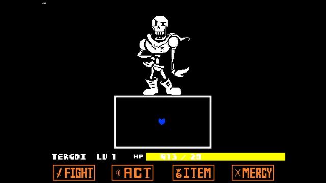 Undertale бой с папайрус смотреть онлайн