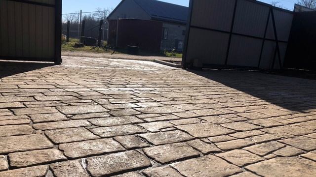 Печатный бетон мой опыт смотреть онлайн