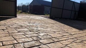 Печатный бетон мой опыт