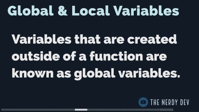 Variables - Naming Rules, Local & Global Variables | Python Tutorials For Beginners смотреть онлайн