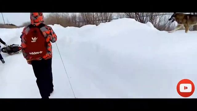 Катаемся на мопеде зимой кончился бензин!!! смотреть онлайн