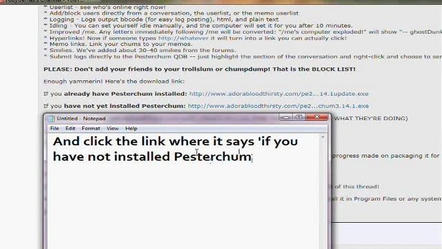 How to Get Pesterchum -Tutorial- (Out of Date) смотреть онлайн